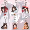 Anime Heaven Official s Blessing Keychain Tian Guan Ci Fu Acrylic Figure Car Key Chain Keyring - Heaven Official's Blessing Store
