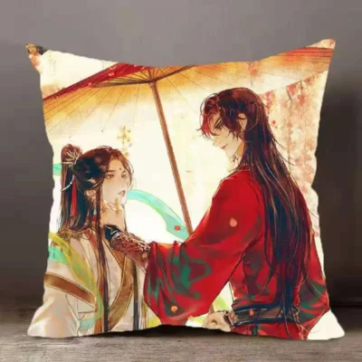 Chinese Anime Heavenly Officials Blessing double print Pillow Hua Cheng Xie Lian Tanmei CP Pillowcase Pillow 10 - Heaven Official's Blessing Store