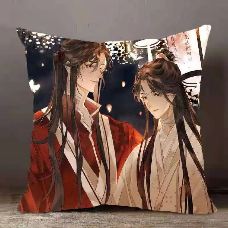 Chinese Anime Heavenly Officials Blessing double print Pillow Hua Cheng Xie Lian Tanmei CP Pillowcase Pillow 16 - Heaven Official's Blessing Store