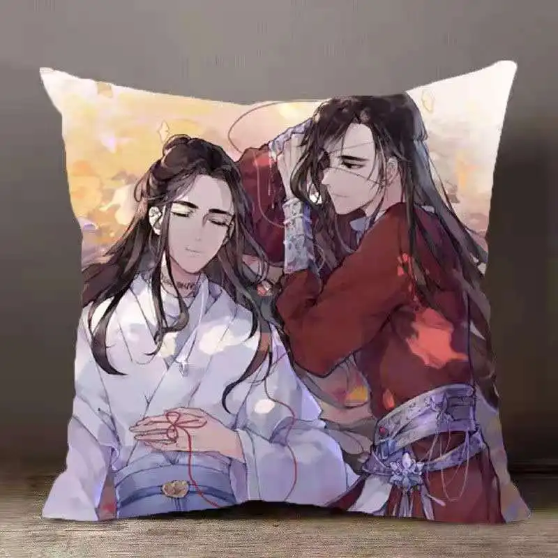 Chinese Anime Heavenly Officials Blessing double print Pillow Hua Cheng Xie Lian Tanmei CP Pillowcase Pillow 3 - Heaven Official's Blessing Store