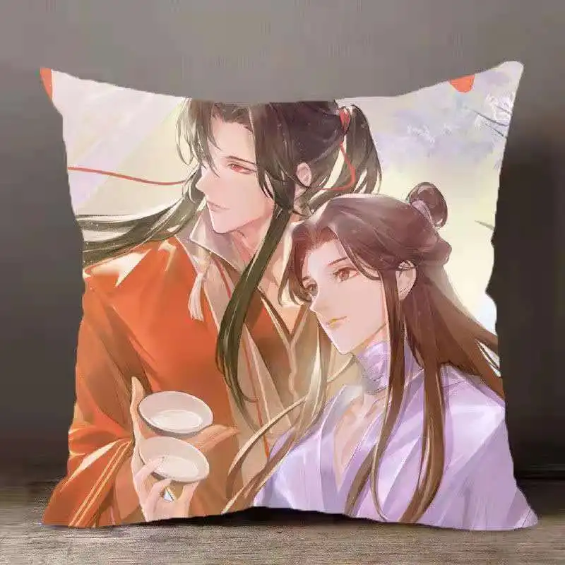 Chinese Anime Heavenly Officials Blessing double print Pillow Hua Cheng Xie Lian Tanmei CP Pillowcase Pillow 5 - Heaven Official's Blessing Store