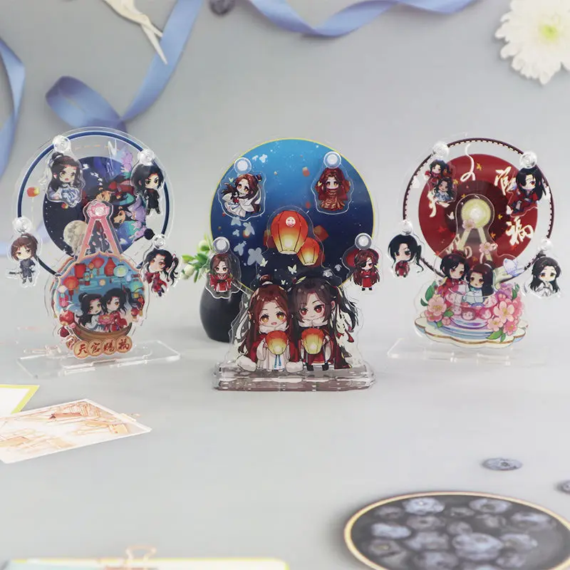 Heaven Official s Blessing Keychain Woman Acrylic Stand Key Chain Men Model Key Ring Key Holder - Heaven Official's Blessing Store